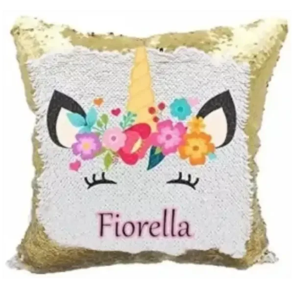 Cojín Lentejuelas Personalizado