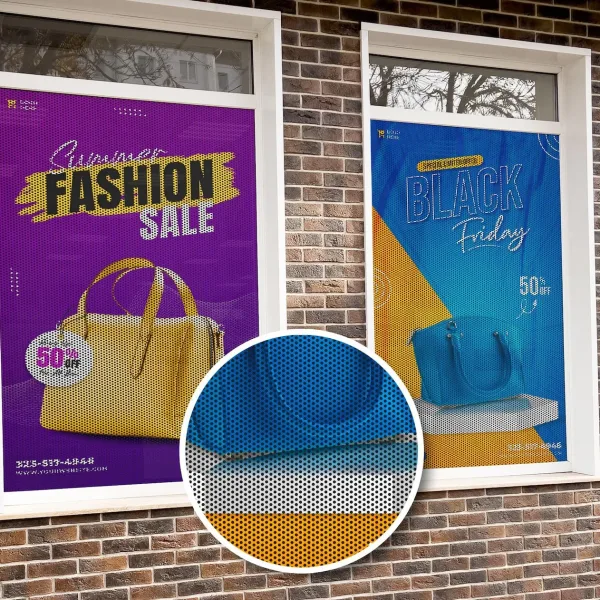 Vinilo microperforado